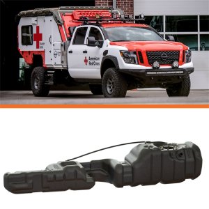 Nissan Titan XD Fuel Tank - Titan Fuel Tanks - XXL Mid-Ship, Military Grade Polymer - `16-`17